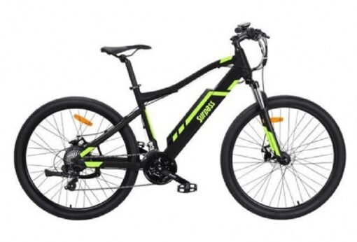 VTT Electrique SURPASS 27,5'' Noir 8 vitesses Semi-rigide Batterie 10 Ah