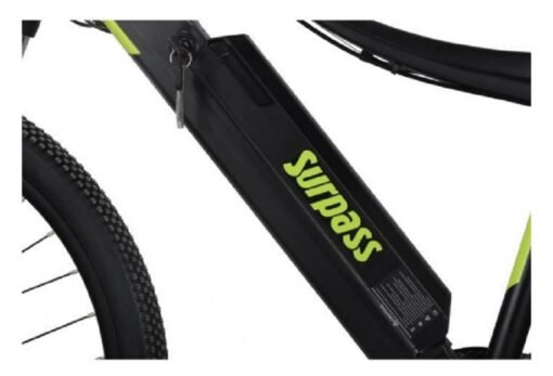 VTT Electrique SURPASS 27,5'' Noir 8 vitesses Semi-rigide Batterie 10 Ah – Image 3