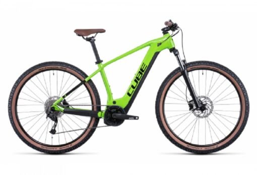 VTT Électrique Semi-Rigide Cube Reaction Hybrid Perfomance 625 Shimano Alivio 9V 625 Wh 29'' Vert Pomme 2022 – Image 3