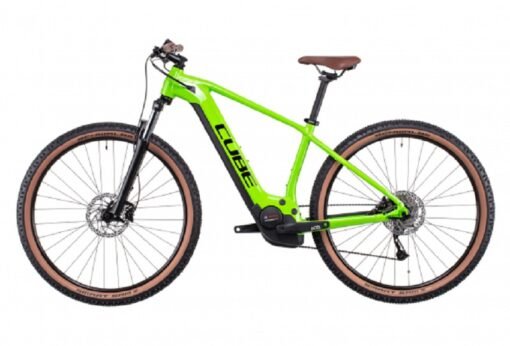 VTT Électrique Semi-Rigide Cube Reaction Hybrid Perfomance 625 Shimano Alivio 9V 625 Wh 29'' Vert Pomme 2022 – Image 4