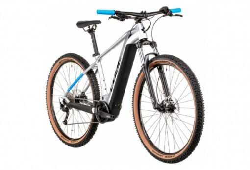VTT Électrique Semi-Rigide Cube Reaction Hybrid Performance 500 Shimano Alivio 9V 500 Wh 29'' Argent Polar 2022