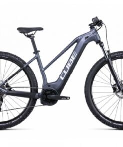 VTT Électrique Semi-Rigide Cube Reaction Hybrid Performance 500 Trapeze Shimano Alivio 9V 500 Wh 27.5'' Gris Metallic 2022