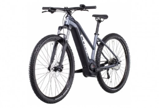 VTT Électrique Semi-Rigide Cube Reaction Hybrid Performance 500 Trapeze Shimano Alivio 9V 500 Wh 27.5'' Gris Metallic 2022 – Image 4