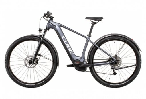 VTT Électrique Semi-Rigide Cube Reaction Hybrid Performance 625 Allroad Shimano Alivio 9V 625 Wh 29'' Gris Metallic 2022 – Image 4