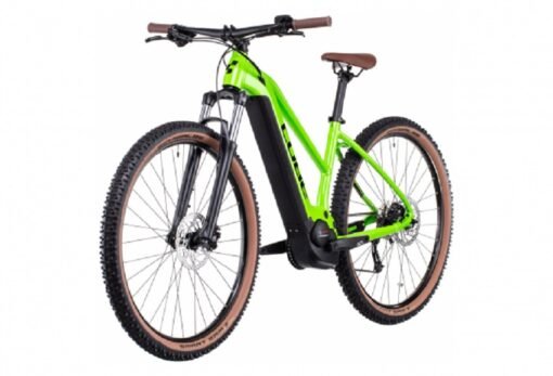 VTT Électrique Semi-Rigide Cube Reaction Hybrid Performance 625 Trapeze Shimano Alivio 9V 625 Wh 29'' Vert Shiny Apple 2022 – Image 2