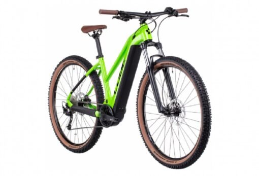 VTT Électrique Semi-Rigide Cube Reaction Hybrid Performance 625 Trapeze Shimano Alivio 9V 625 Wh 29'' Vert Shiny Apple 2022 – Image 3