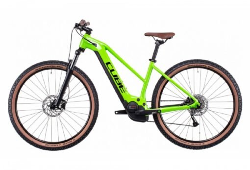 VTT Électrique Semi-Rigide Cube Reaction Hybrid Performance 625 Trapeze Shimano Alivio 9V 625 Wh 29'' Vert Shiny Apple 2022 – Image 4