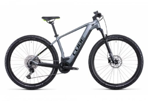 VTT Électrique Semi-Rigide Cube Reaction Hybrid Pro 500 Shimano Deore 11V 500 Wh 29'' Gris Flash 202 – Image 3