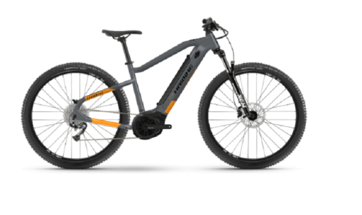 VTT Electrique Semi-Rigide Haibike HardNine 4 400 Wh 29 ' Shimano Alivio M3100 9V Gris / Orange 2021