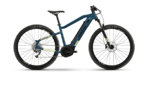 VTT Électrique Semi-Rigide Haibike HardNine 5 500Wh Shimano Alivio M3100 9V 29'' Bleu / Jaune 2022