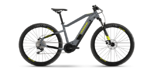 VTT Électrique Semi-Rigide Haibike HardNine 6 630Wh Shimano Deore 10V 29'' Gris / Jaune 2022 – Image 2