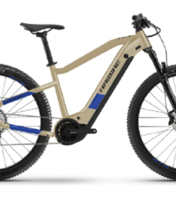 VTT Electrique Semi-Rigide Haibike HardNine 7 630Wh 29'' Shimano Deore 12V Beige Café / Bleu 2022