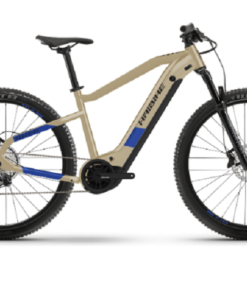 VTT Electrique Semi-Rigide Haibike HardNine 7 630Wh 29'' Shimano Deore 12V Beige Café / Bleu 2022