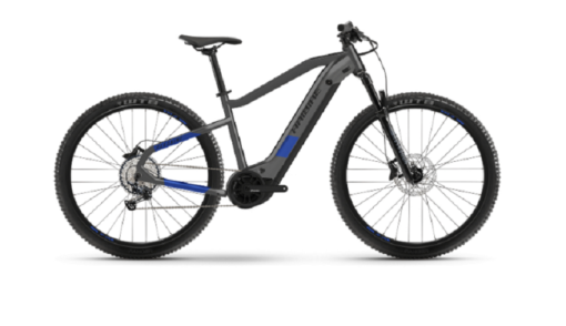 VTT Electrique Semi-Rigide Haibike HardNine 7 630Wh 29'' Shimano Deore 12V Gris Anthracite / Bleu Indigo 2022 – Image 2