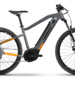 VTT Electrique Semi-Rigide Haibike HardSeven 4 27.5'' 400 Wh Shimano Alivio M3100 9V Gris / Orange Lava 2022