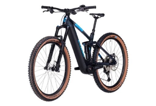 VTT Électrique Tout-Suspendu Cube Stereo Hybrid 140 HPC SLX 750 Shimano Deore/XT 12V 750 Wh 29'' Bleu Liquid 2023 – Image 3