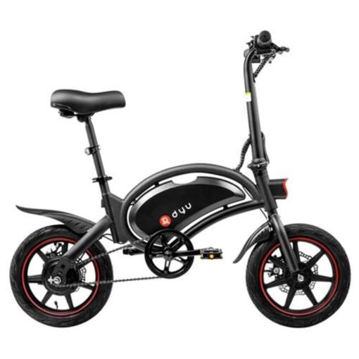Vélo électrique DYU D3F - 14" - 240W - Guidon Pliable - Vitesse maximale de 25 km/h - Noir