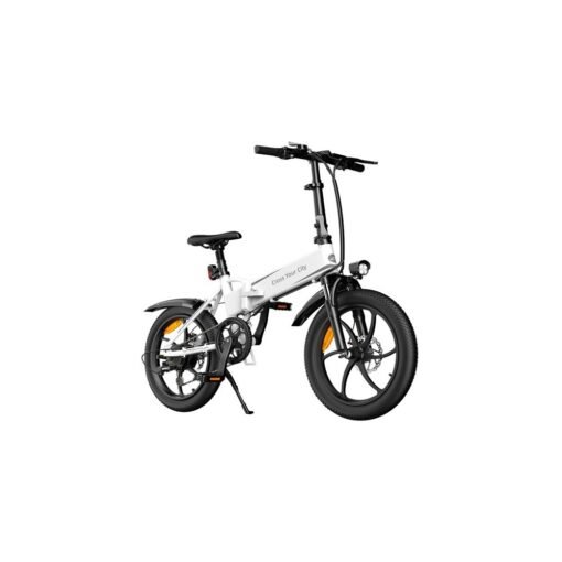 Vélo électrique pliable ADO A20+20 pouces 350W 36V10.4AH Noir avec casque – Image 2