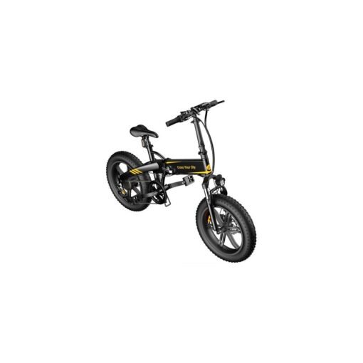 Vélo électrique pliable ADO A20F+ 20 pouces pneu gras 500W 36V 10.4AH 25KM/H Noir