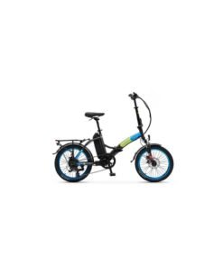 Vélo électrique pliable Argento Piuma 250 W Noir et Bleu