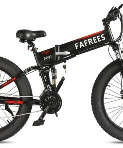 Fafrees FF91 1000W 26" Fat Bike Pliable E-Vélo de Montagne 10Ah 25km/h 90km