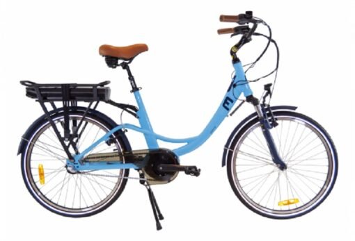 Moov'In Cool N3 24 Vélo de ville à assistance électrique Moteur Central  Couple 50 Nm  Bleu clair
