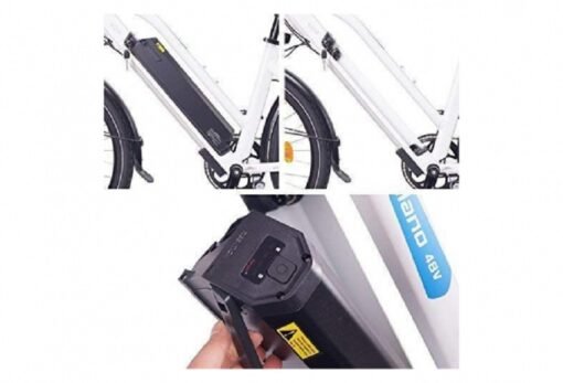 NCM Milano 28 vélo électrique, Urbain, blanc mat - Shimano - Batterie 624Wh 175-200 cm – Image 3