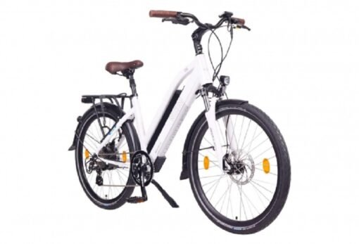 NCM Milano 28 vélo électrique, Urbain, blanc mat - Shimano - Batterie 624Wh 175-200 cm – Image 2