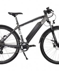 VTC Électrique Bicyklet Joseph Shimano Altus 7V 417 Wh 700 mm Noir Gris