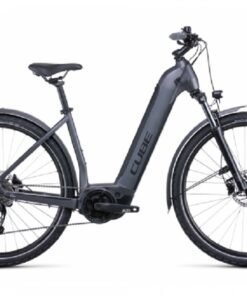 VTC Électrique Cube Nuride Hybrid Performance 625 Allroad Easy Entry Shimano Alivio 9V 625 Wh 700 mm Gris Graphite 2022