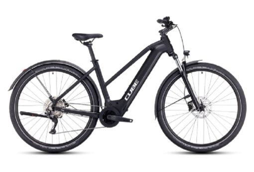 VTC Électrique Cube Nuride Hybrid Pro 625 Allroad Trapeze Shimano Deore 10V 625 Wh 29'' Noir 2023