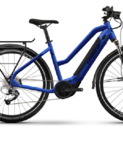 VTC Électrique Haibike Trekking 4 Mid Shimano Alivio/Altus 9V 500 Wh 27.5'' bleu 2022.