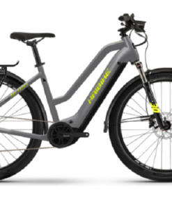VTC Électrique Haibike Trekking 6 Mid Shimano Deore 10V i630Wh 27.5'' Gris / Jaune Mat 2022