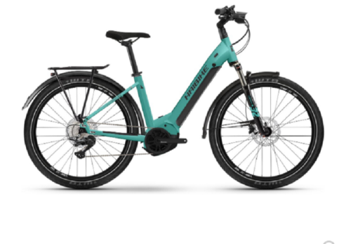 VTC Électrique Haibike Trekking 7 Low Shimano Deore 11V 630 Wh 27.5'' Turquoise Aqua 2022