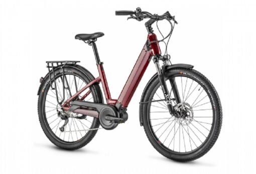 VTC Électrique Moustache Samedi 27 Xroad 2 Open Shimano Altus 9V 500 Wh 27.5'' Rouge 2021 – Image 3