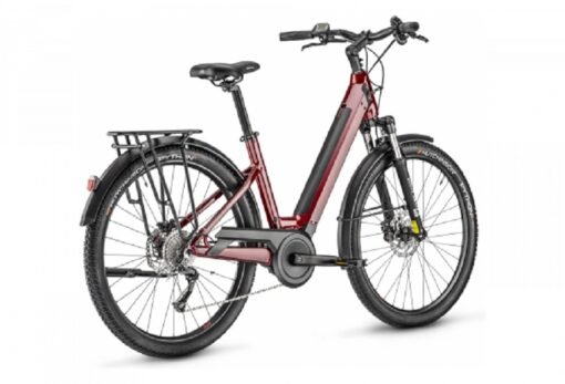 VTC Électrique Moustache Samedi 27 Xroad 2 Open Shimano Altus 9V 500 Wh 27.5'' Rouge 2021 – Image 2