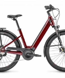VTC Électrique Moustache Samedi 27 Xroad 2 Open Shimano Altus 9V 500 Wh 27.5'' Rouge 2021