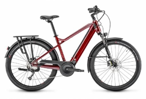 VTC Électrique Moustache Samedi 27 Xroad 2 Shimano Altus 9V 500 Wh 700 mm Rouge 2022