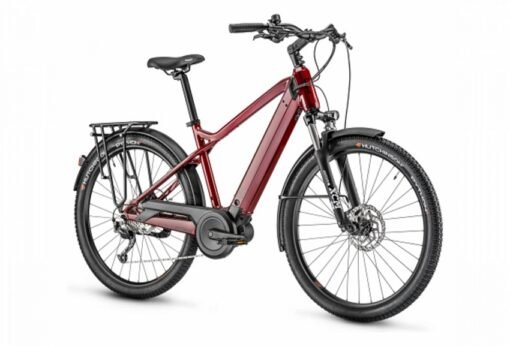 VTC Électrique Moustache Samedi 27 Xroad 2 Shimano Altus 9V 500 Wh 700 mm Rouge 2022 – Image 3