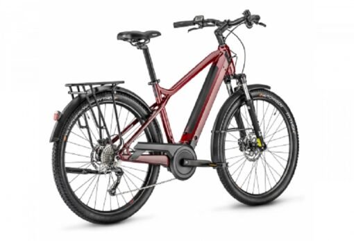 VTC Électrique Moustache Samedi 27 Xroad 2 Shimano Altus 9V 500 Wh 700 mm Rouge 2022 – Image 2
