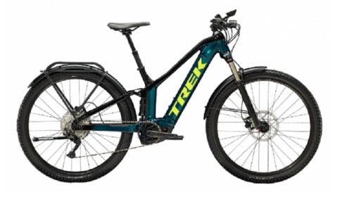 VTC Électrique Tout-Suspendu Trek Powerfly FS 4 EQ Shimano Deore 10V 625 Wh 27.5'' VERT/NOIR2023.