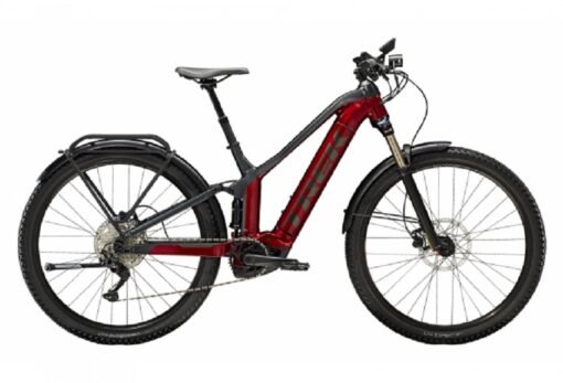 VTC Électrique Tout-Suspendu Trek Powerfly FS 4 EQ Shimano Deore 10V 625 Wh 27.5'' Rouge Crimson 2023