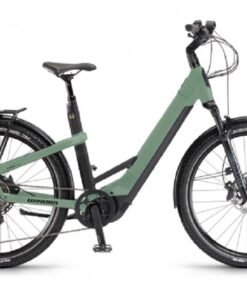 VTC Électrique Winora Yakun 12 Lowstep Shimano Deore 12V 750 Wh 27.5'' Vert Defender 2022