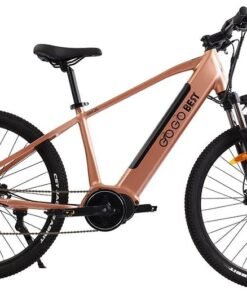 VTC électrique GM26 250W 27.5" Mid-Drive Moteur 10Ah 25km/h 60km Or