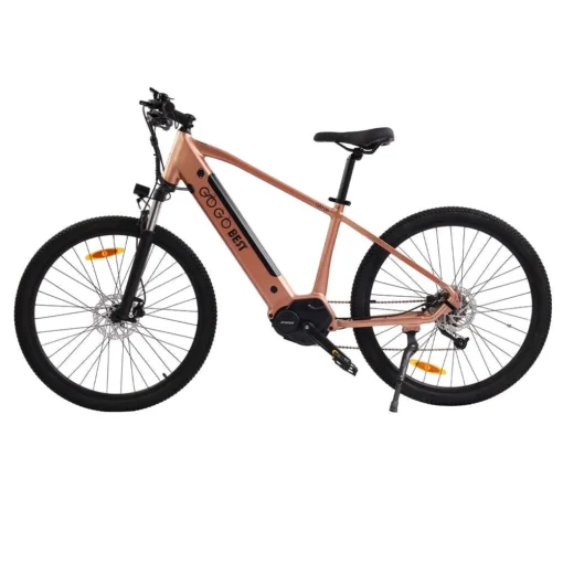 VTC électrique GM26 250W 27.5" Mid-Drive Moteur 10Ah 25km/h 60km Argent – Image 4