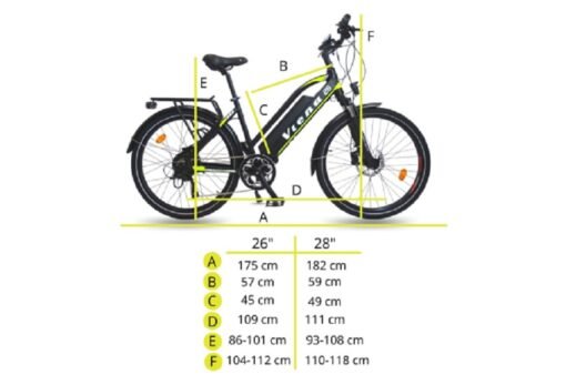 VTC électrique URBANBIKER VIENA Jaune/Noir - Batterie 840 Wh Moteur 250W. – Image 2