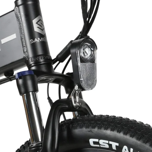 VTT Électrique Pliable Samebike LO26-II 500W 26" avec Roue à Rayons 10Ah 35km/h 80km Noir – Image 8