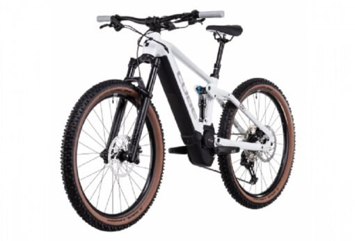 VTT Électrique Tout-Suspendu Cube Stereo Hybrid 120 SL 625 27.5 Shimano Deore/XT 12V 625 Wh 27.5'' Blanc 2022 – Image 3