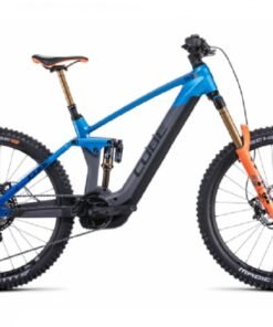 VTT Électrique Tout-Suspendu Cube Stereo Hybrid 160 HPC Actionteam 750 27.5 Shimano XT 12V 750 Wh 27.5'' Bleu Gris Actionteam 2022