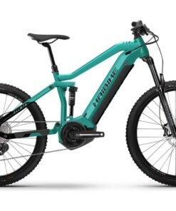 VTT Électrique Tout-Suspendu Haibike AllMtn 1 Shimano Deore 11V 630 Wh 29'' / 27.5'' Turquoise Noir 2022